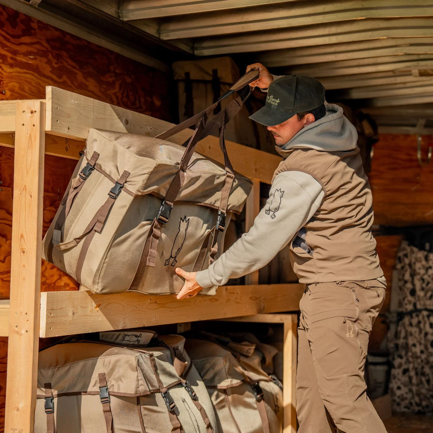 Standard Brown Silhouette Decoy Bag - Image 8